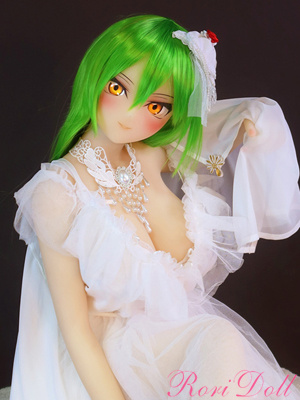 緑髪綺麗なアニメセックスドール