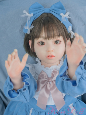 かわいい少女ロリラブドールシリコン製