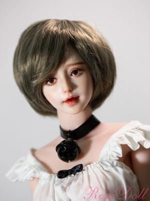 晓柒 シリコン製ラブドール かわいい短髪女の子ミニドール